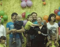 Совместное спортивное развлечение детей и родителей (6 группа)