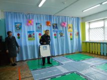 Сотрудники полиции в гостях у дошколят
